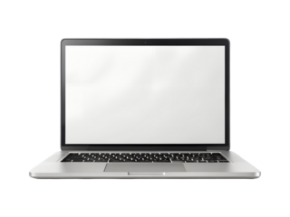 laptop mockup template png image on transparent background