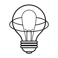 Obraz premium light bulb vector illustration