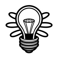 light bulb vector illustration