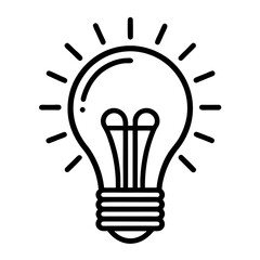 light bulb vector illustration