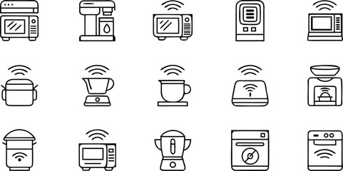 Smart Home Appliances Collection technology kitchen