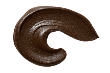 a chocolate frosted letter c is shown