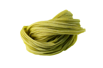 a close up of a pasta pasta on a white background