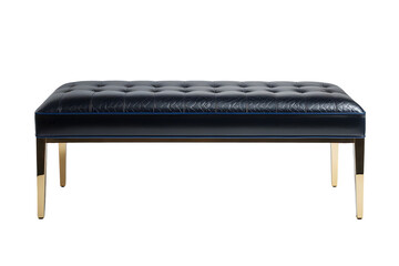 a beautiful bench on transparent