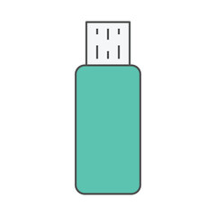 usb flash memory illustration
