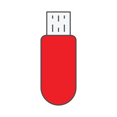usb flash drive illustration