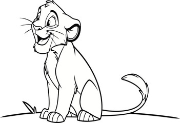 Science-themed black and white icons showing atom