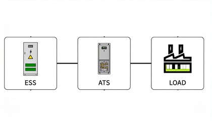 BESS BATTERY ENERGY STORAGE SYSTEM WITH ATS 