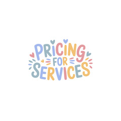 Obraz premium Service Pricing Strategy Guide Sticker