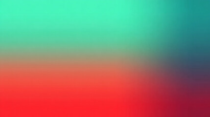 Naklejka premium Vibrant gradient blending warm melon red and cool arctic mint hues, creating a fresh and energetic background perfect for modern design, fashion, wellness, and creative digital projects.