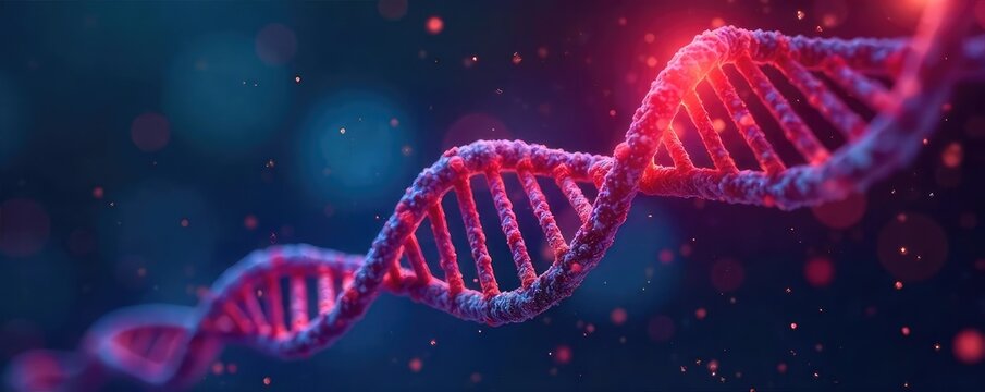 A stylized upward trending graph superimposed on a DNA strand, symbolizing business growth and evolutionary adaptation , achievement, adaptation, success