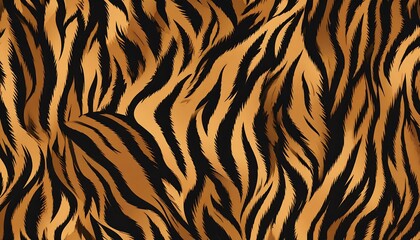 Tiger print fabric texture