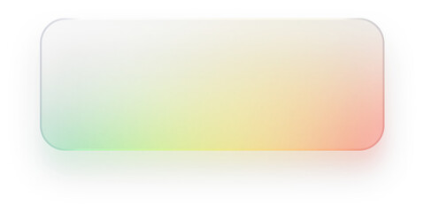 Button Glass Effect Button Rainbow Button Gradient Rounded Rectangle Banner Button Website Transparent PNG