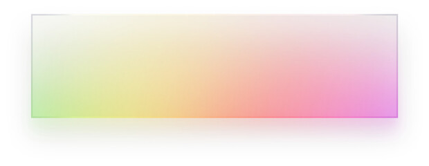 Button Glass Effect Button Rainbow Button Gradient Rectangle Banner Button Website Transparent PNG