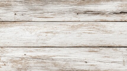 Fototapeta premium A pale wooden surface showcases a rustic, weathered texture with visible grain and wear, perfect for decoration, photography, or crafting. Its natural charm adds warmth to any setting.