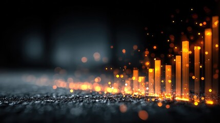Revenue growth visualized through glowing data overlays and ad performance charts, symbolizing digital marketing ROI, business analytics, and monetization strategy success