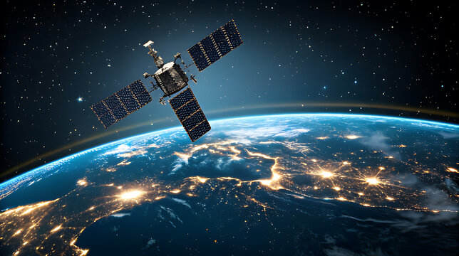 earth and moon - Powered by Adobe