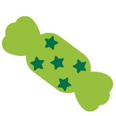 Illustration of Green Star Candy