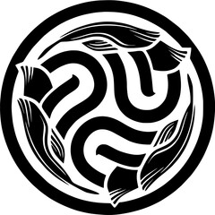 Hidari Mitsudomoe (Natural)
