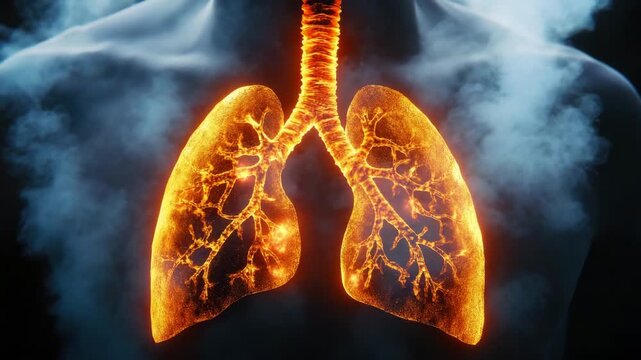 This content illustrates the effects of smoking on lung health, showcasing the transformation of healthy lungs into damaged tissues. Discover the impacts of tobacco on respiratory function