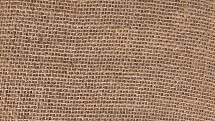 Jute hessian sackcloth woven organic burlap, hemp flax texture pattern background in light beige brown color. Jute pattern, rough burlap texture