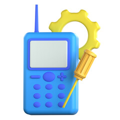 Repair 3D Icon Colorful Style