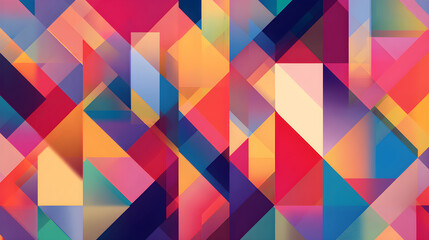 Obraz premium Abstract geometric colorfield