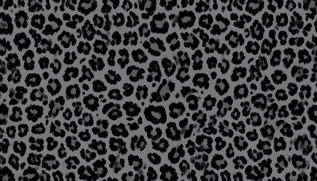 Gray leopard print pattern