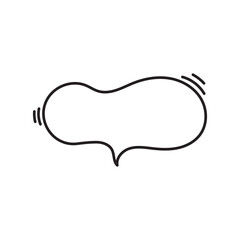 Comic speech bubble