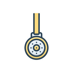 Color illustration icon  for gold standards