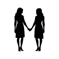 Mother holding baby silhouette icon, emotional black filled SVG vector, love and care concept for motherhood and parenting designs