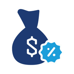 loan colored icon vector design good for web or mobile app