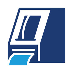 atm colored icon vector design good for web or mobile app