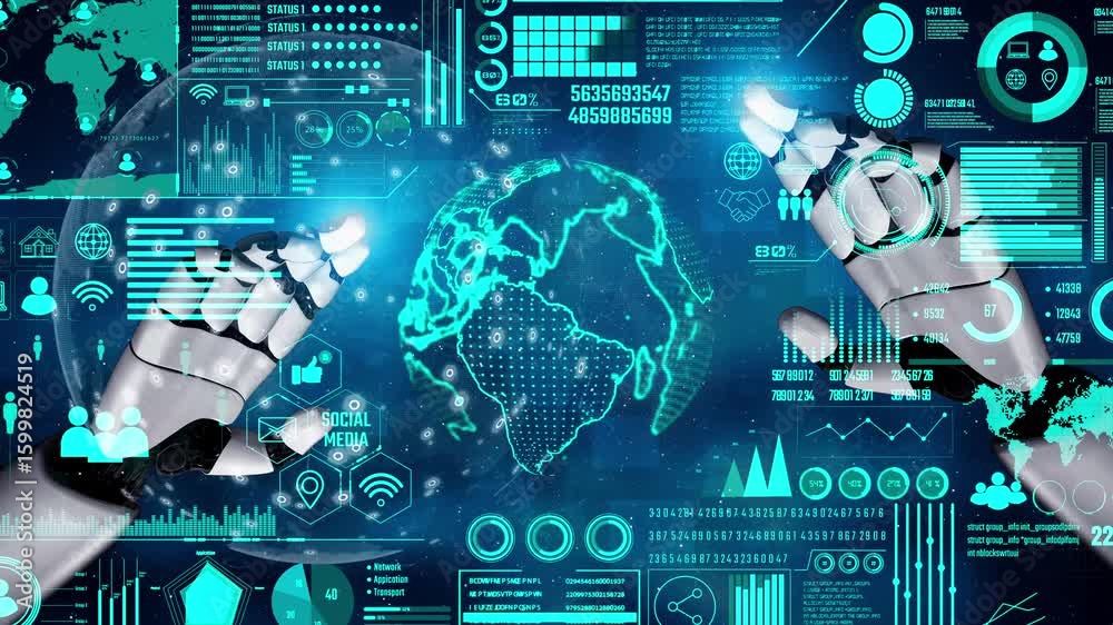 Poster ai monitors data center performance via virtual assistant dashboards, connection insights, and artif