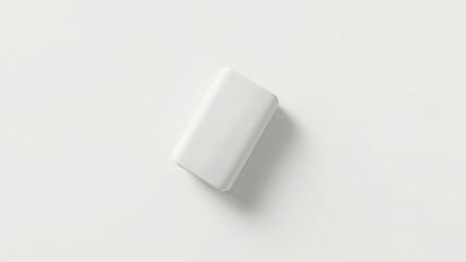 Minimalist White Soap Bar For Personal Hygiene And Health Care
