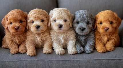 Adorable Fluffy Puppies