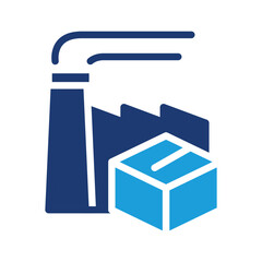 manufacture colored icon vector design good for web or mobile app