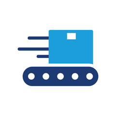assembly line colored icon vector design good for web or mobile app