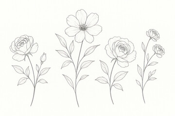 Drawing flowers in sketchbook with colored pencils.