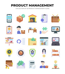 Product Management Icons. A Collection of 25 Essential Icons for Business