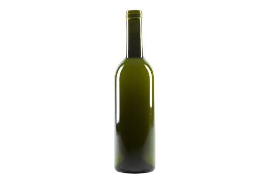 a bottle of wine with a white background