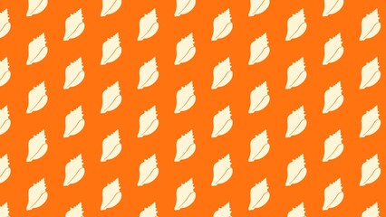 Vector conch shell pattern multicoloured