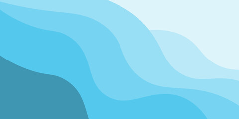 Abstract blue wave background. dynamic shape composition, subtle color gradations, suitable for your design templates such as poster, vector