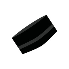 A flat vector of a traditional Muslim cap or songkok, worn by men during prayer and Islamic celebrations, particularly in Southeast Asia.