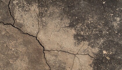 Obraz premium Cracked earth surface (1)