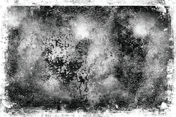 Black and white grungy abstract background. Grungy frame
