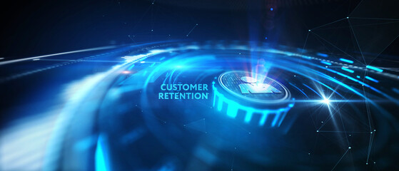 Customer service and care, patron protection, customer personalization. 3d illustration