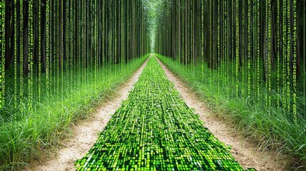 Digital Nature: A Path Through the Matrix Forest