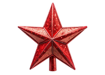 Obraz premium red star christmas decoration