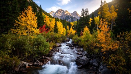 Autumnal mountain stream (1)